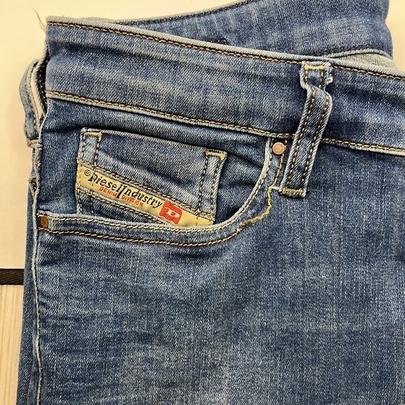 Diesel Skinzee Super Slim Skinny Regular Waist Size 27 - Picture 13 of 16